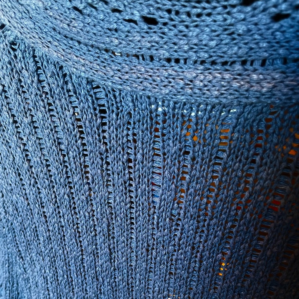 Cardigan sweater. The line in the sweater is the light coming thru the door 😄 - Picture 3 of 3